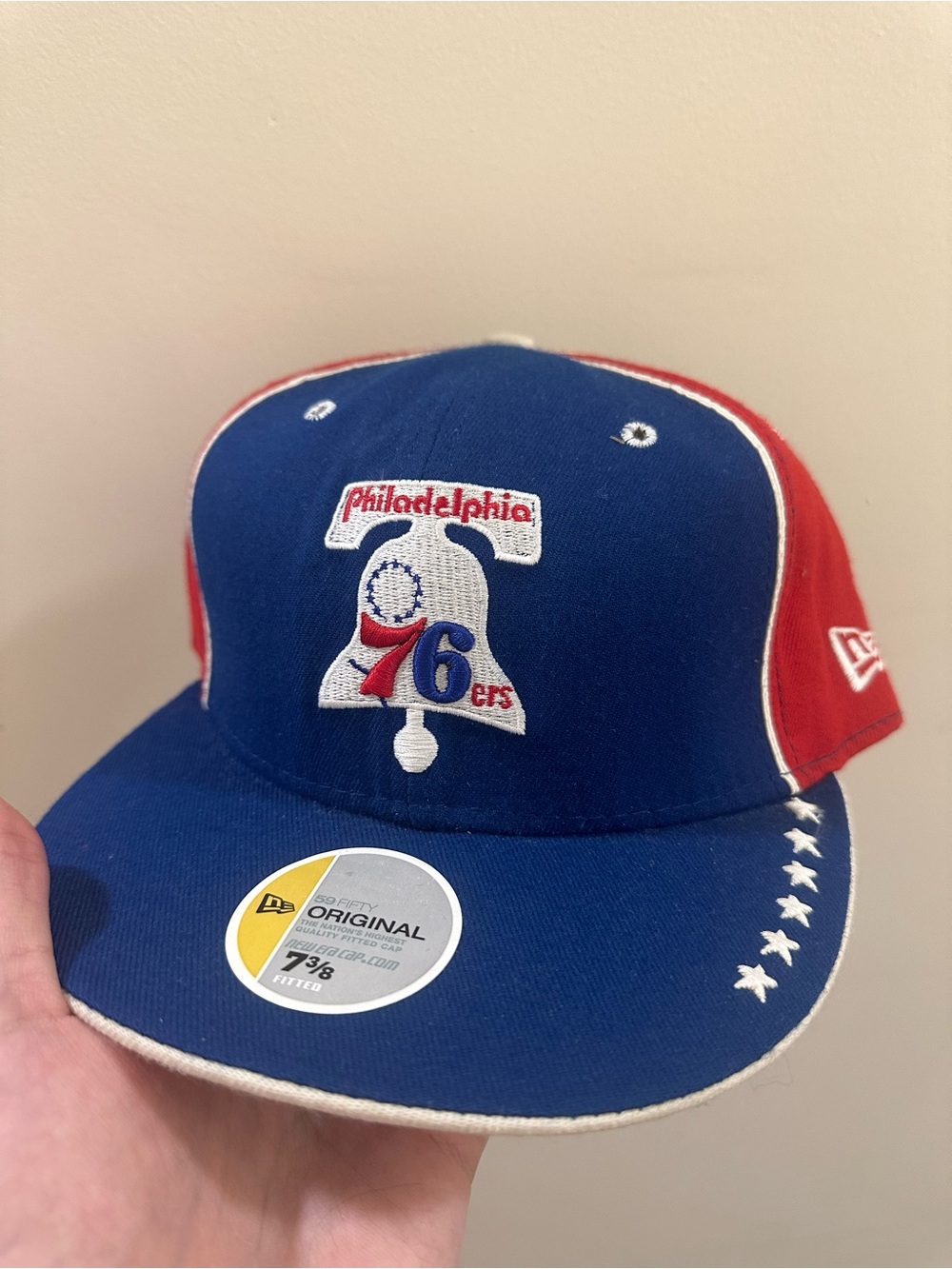 Philadelphia liberty bell vintage 76ers hat 7 3/8